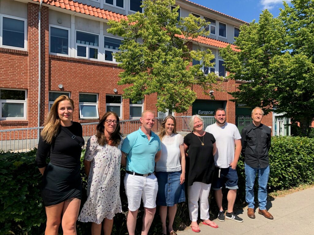 Medarbejderne fra Udvidet §85 udenfor